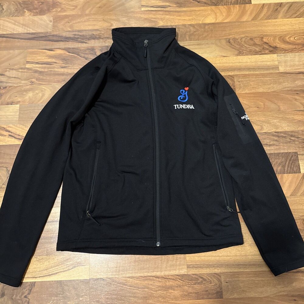 North Face Company Embroidered Large Quality Light Spring Jacket Black